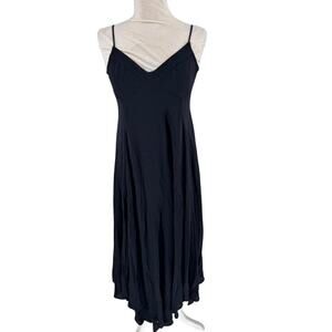 Free People Dress Gauzy Maxi Flowy Black XS